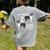 Boston Terrier Humor Bostie Dog Lover For Men Women Kids Women's Comfort Colors T-Shirt Back Print Grey