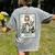The Boston Terrier Mom Skeleton Spooky Season Halloween Women's Comfort Colors T-Shirt Back Print Grey