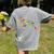 Boston Terrier Tacos Mexican Cinco De Mayo Taco Women's Comfort Colors T-Shirt Back Print Grey