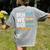 Bruh We Back Bruh No Cap We'Re Back Teacher Student Women's Comfort Colors T-Shirt Back Print Grey