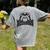 Bulldogs Teacher Student School Sports Fan Team Spirit Women's Comfort Colors T-Shirt Back Print Grey