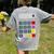 Calculator Math Teacher Halloween Costumes Women Men Adults Women's Comfort Colors T-Shirt Back Print Grey Calculator Math Teacher Halloween Costumes Women Men Adults Women's Comfort Colors T-Shirt Back Print Grey