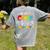 Some Call It Chaos We Call It Kindergarten Teacher Women's Comfort Colors T-Shirt Back Print Grey Some Call It Chaos We Call It Kindergarten Teacher Women's Comfort Colors T-Shirt Back Print Grey
