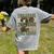 Camo Team 2nd Grade Squad Back To School Teacher Kids Boys Women's Comfort Colors T-Shirt Back Print Grey