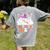 You Can't Scare Me I Teach Pre-k Halloween Teacher Women's Comfort Colors T-Shirt Back Print Grey