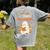 You Cant Scare Me I Teach Preschool Halloween Teacher Women's Comfort Colors T-Shirt Back Print Grey
