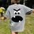 Carrot Teacher Matching Halloween Costume Women's Comfort Colors T-Shirt Back Print Grey
