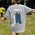 Chemistry Chemist Student Science Teacher Mole Women's Comfort Colors T-Shirt Back Print Grey