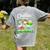 Chillin With My Pre-K Snowmies Christmas Teacher Xmas Women's Comfort Colors T-Shirt Back Print Grey