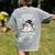 Christmas Surviving Teacher Life Meltdown Xmas Women Men Women's Comfort Colors T-Shirt Back Print Grey