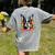 Colorful Boston Terrier Dog For Men Women Kids Women's Comfort Colors T-Shirt Back Print Grey