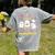 Creepin It Real With Kindergarten Monsters Halloween Teacher Women's Comfort Colors T-Shirt Back Print Grey