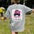 CTE Teacher In October We Wear Pink Breast Cancer Awareness Women's Comfort Colors T-Shirt Back Print Grey