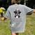 Cute Boston Terrier Dad Dog Lovers Puppy Bostie Owner Women's Comfort Colors T-Shirt Back Print Grey