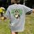 Cute Boston Terrier Shamrock St Patrick's Day Dog Lover Men Women Kids Women's Comfort Colors T-Shirt Back Print Grey