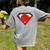 Cute Distressed Super Teacher Superhero Apple Shirt Women's Comfort Colors T-Shirt Back Print Grey Cute Distressed Super Teacher Superhero Apple Shirt Women's Comfort Colors T-Shirt Back Print Grey