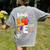 Cute Teach Love And Inspire Men Women Teacher Women's Comfort Colors T-Shirt Back Print Grey