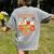 Daycare Boo Crew Halloween Spooky Costume For Teacher Women's Comfort Colors T-Shirt Back Print Grey