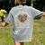 Daycare Provider Teacher Childcare Worker Leopard Heart Fun Women's Comfort Colors T-Shirt Back Print Grey