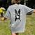Dog Boston Terrier For Men Women Women's Comfort Colors T-Shirt Back Print Grey