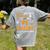 I Don't Need A Costume I'm A Pe Teacher Halloween Men Women Women's Comfort Colors T-Shirt Back Print Grey