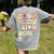 Dual Language Crew Bilingual Spanish Teacher Back To School For Men Women Women's Comfort Colors T-Shirt Back Print Grey