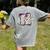 Eagles Teacher School Sports Fan Team Spirit Women's Comfort Colors T-Shirt Back Print Grey