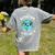 Earth Day Rotation Of The Earth Makes My Day Science Teacher Women's Comfort Colors T-Shirt Back Print Grey