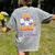 Fabulous Pre-K Teacher Halloween Costume Classroom Outfit Women's Comfort Colors T-Shirt Back Print Grey