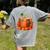 Fall Book Autumn Reading Teacher Halloween Pumpkin Season Women's Comfort Colors T-Shirt Back Print Grey