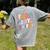 Field Day Fun Day Last Day Of School Teacher Student Women's Comfort Colors T-Shirt Back Print Grey