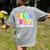 Field Day Green Team For Teacher Kids Field Day Games Women's Comfort Colors T-Shirt Back Print Grey