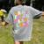In My Fifth Grade Era 5th Grade Era Teacher Back To School Women's Comfort Colors T-Shirt Back Print Grey