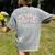 Floral ECSE Early Childhood Special Education SPED Teacher Women's Comfort Colors T-Shirt Back Print Grey