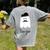 French Teacher Halloween Bonjour Ghost Women's Comfort Colors T-Shirt Back Print Grey French Teacher Halloween Bonjour Ghost Women's Comfort Colors T-Shirt Back Print Grey