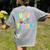 Future Teacher Kid's Career Women's Comfort Colors T-Shirt Back Print Grey Future Teacher Kid's Career Women's Comfort Colors T-Shirt Back Print Grey