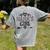 Granddaughter Nanas Girl Women's Comfort Colors T-Shirt Back Print Grey