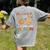 Groovy Fall In Love With Learning Autumn Pumpkin Teacher Women's Comfort Colors T-Shirt Back Print Grey Groovy Fall In Love With Learning Autumn Pumpkin Teacher Women's Comfort Colors T-Shirt Back Print Grey