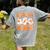 Groovy Teacher Halloween Trick Or Teach Ghost Men Women Kids Women's Comfort Colors T-Shirt Back Print Grey Groovy Teacher Halloween Trick Or Teach Ghost Men Women Kids Women's Comfort Colors T-Shirt Back Print Grey