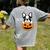 The Halloween Boston Terrier Women's Comfort Colors T-Shirt Back Print Grey