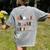 Halloween Library Ghost Books Teacher Spooky Trick Or Teach Women's Comfort Colors T-Shirt Back Print Grey