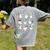 Halloween PE Teacher Ghost Playing Soccer Football Baseball Women's Comfort Colors T-Shirt Back Print Grey Halloween PE Teacher Ghost Playing Soccer Football Baseball Women's Comfort Colors T-Shirt Back Print Grey