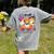 Halloween Teacher Smell a Tiny Human Ghost Spooky Season Women's Comfort Colors T-Shirt Back Print Grey