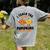 Halloween Teacher I Teach The Cutest Pumpkins In The Patch Women's Comfort Colors T-Shirt Back Print Grey