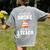 Halloween Teacher Tee My Broom Broke So Now I Teach Women's Comfort Colors T-Shirt Back Print Grey