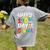 Happy 100th Day Of School 100 Days Of School Teacher Student Women's Comfort Colors T-Shirt Back Print Grey