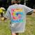 Happy 100th Day Of School Teacher Student 100 Days Tie Dye Men Women Kids Women's Comfort Colors T-Shirt Back Print Grey Happy 100th Day Of School Teacher Student 100 Days Tie Dye Men Women Kids Women's Comfort Colors T-Shirt Back Print Grey