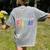 Happy Fri Yay Teacher Friday Saying Women's Comfort Colors T-Shirt Back Print Grey