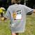 Happy Fri-Yay Teacher Fry Yay Friday Weekend Women's Comfort Colors T-Shirt Back Print Grey