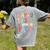 Happy To See Your Face Teacher Retro Back To School Women's Comfort Colors T-Shirt Back Print Grey Happy To See Your Face Teacher Retro Back To School Women's Comfort Colors T-Shirt Back Print Grey